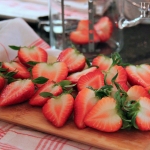 Erdbeer-Topfen (Quark)-Tiramisu mit Limoncello - vegetarisch