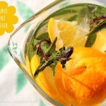 Orange Mint infused Water - Orange und Schoko-Minze