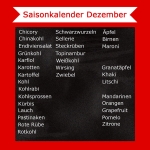 Saisonkalender Dezember - Was hat im Dezember Saison?