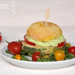 Zucchinischnitzel Burger mit Kräuter-Mayonnaise - vegan