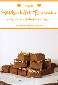 Süßkartoffel Brownies glutenfrei - vegan - zuckerfrei - Freude am Kochen