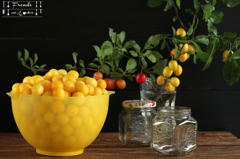 Kriecherl Marmelade - Ringlotten - Reneclauden-Mirabellen Konfitüre - Rezept vegan - Freude am Kochen