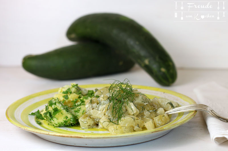 Steirisches Gurkengemüse vegan - Freude am Kochen Steirisches Gurkengemüse vegan - Freude am Kochen