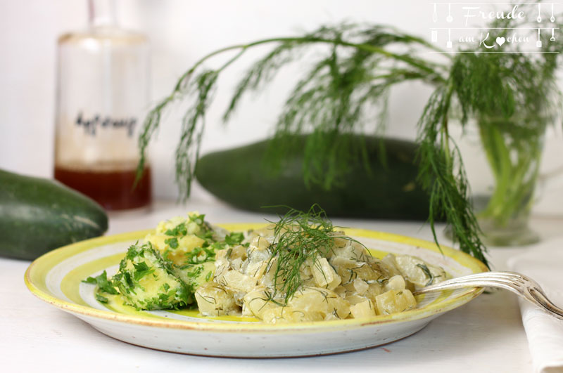 Steirisches Gurkengemüse vegan - Freude am Kochen Steirisches Gurkengemüse vegan - Freude am Kochen
