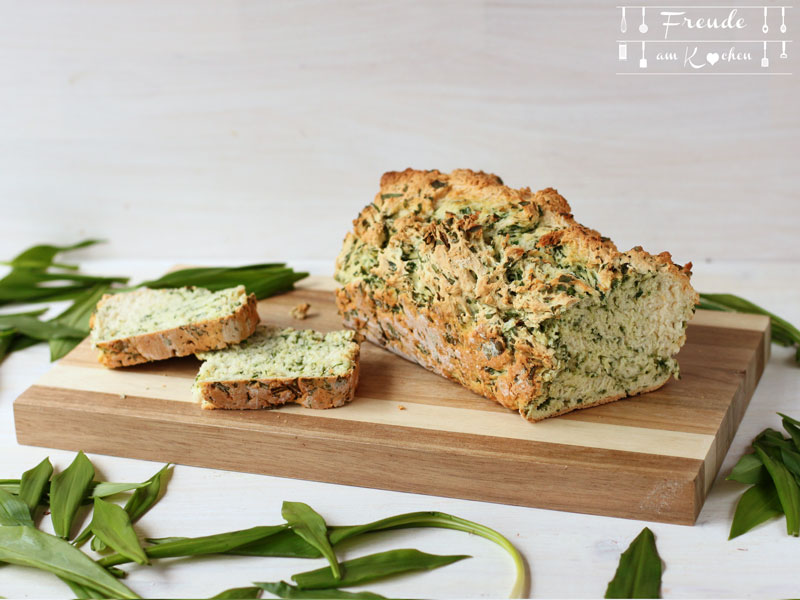 Schnelles Bärlauchbrot mit Backpulver - Freude am Kochen