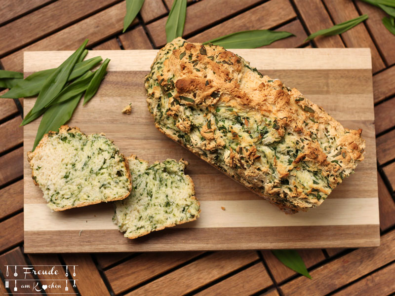 Schnelles Bärlauchbrot mit Backpulver - Freude am Kochen