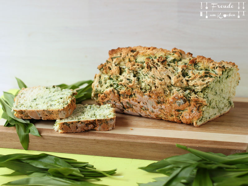 Schnelles Bärlauchbrot mit Backpulver - Freude am Kochen