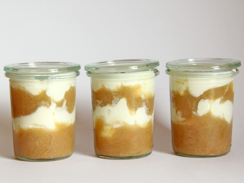 Rhabarber Joghurt Trifle - Freude am Kochen