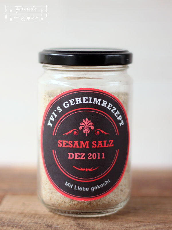 Schnelles Sesam Salz - Gomasio - Freude am Kochen