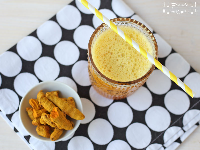 Kurkuma Orangen Ingwer Drink - mein Golden Power Drink - Freude am Kochen