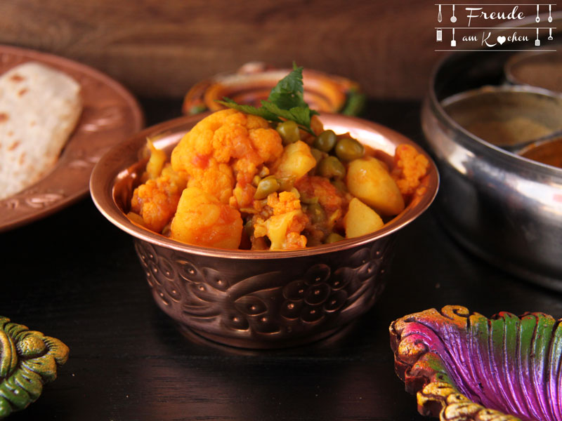 Aloo Gobi - indisches Kartoffel Karfiol (Blumenkohl) Curry - Freude am Kochen