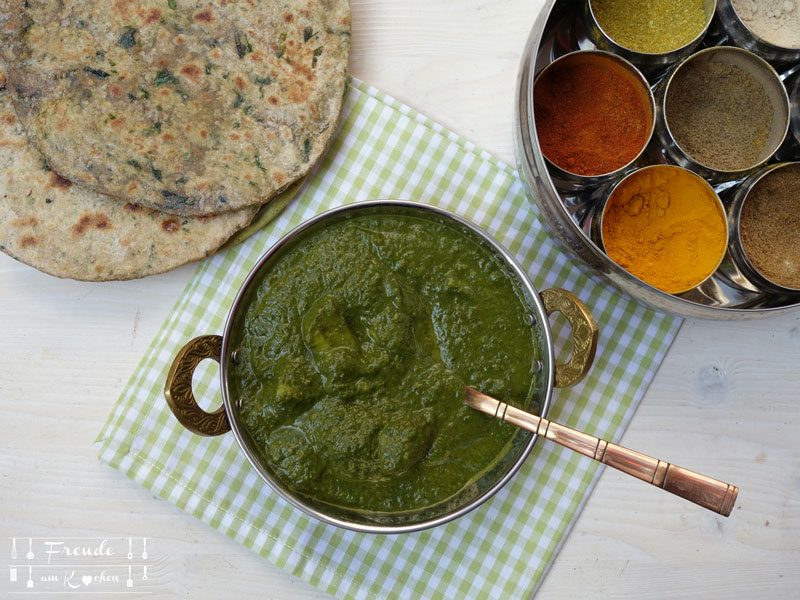 Palak Paneer mal anders mit Bärlauch & Kartoffel vegan - Freude am Kochen