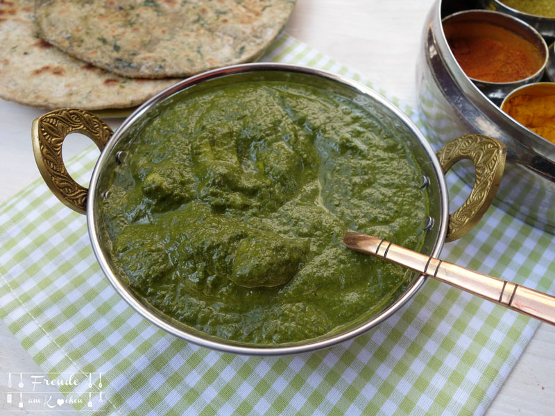 Palak Paneer mal anders mit Bärlauch & Kartoffel vegan - Freude am Kochen