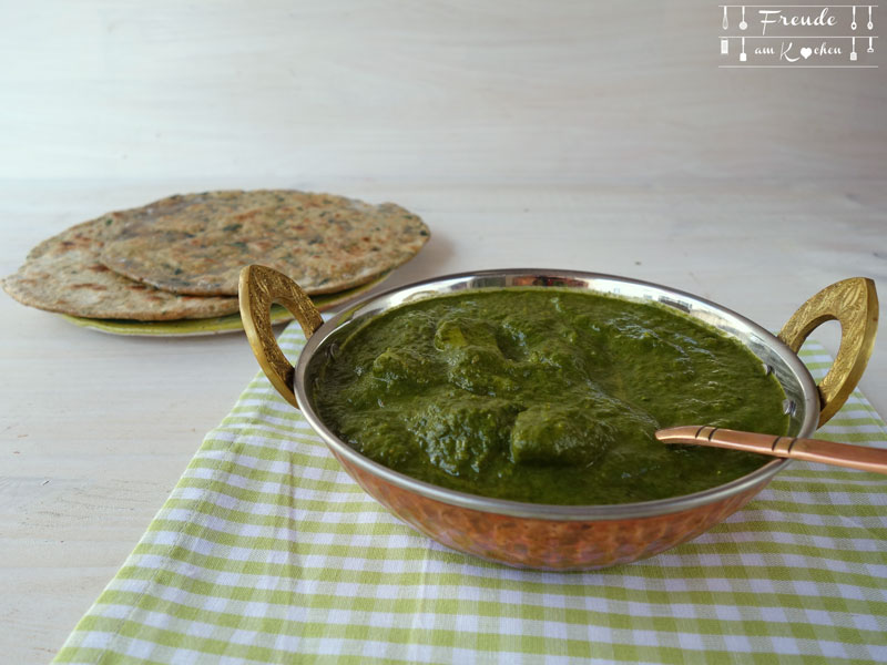 Palak Paneer mal anders mit Bärlauch & Kartoffel vegan - Freude am Kochen