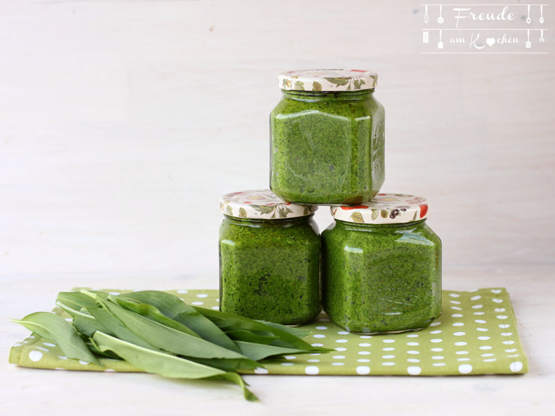 3 Varianten Bärlauch Pesto vegan Thermomix - Freude am Kochen