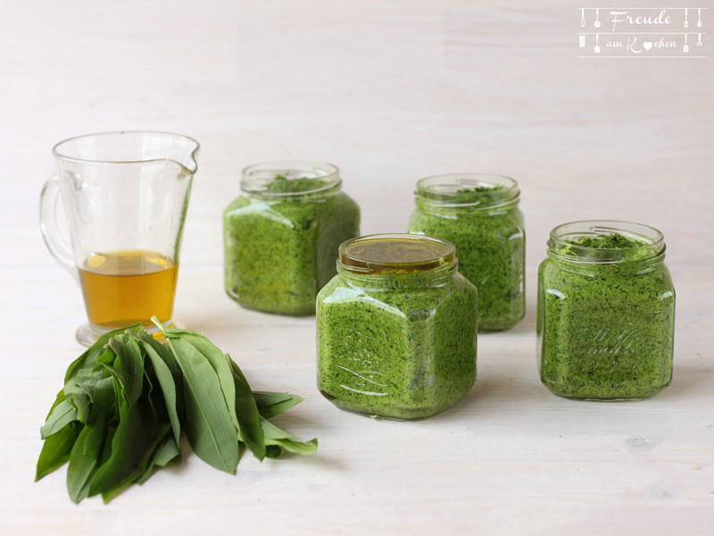 3 Varianten Bärlauch Pesto vegan Thermomix - Freude am Kochen