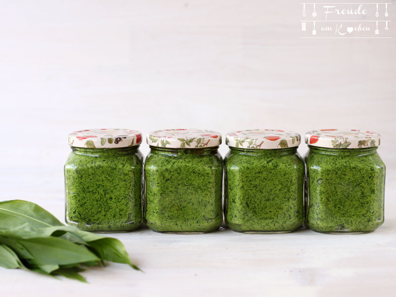 3 Varianten Bärlauch Pesto vegan Thermomix - Freude am Kochen