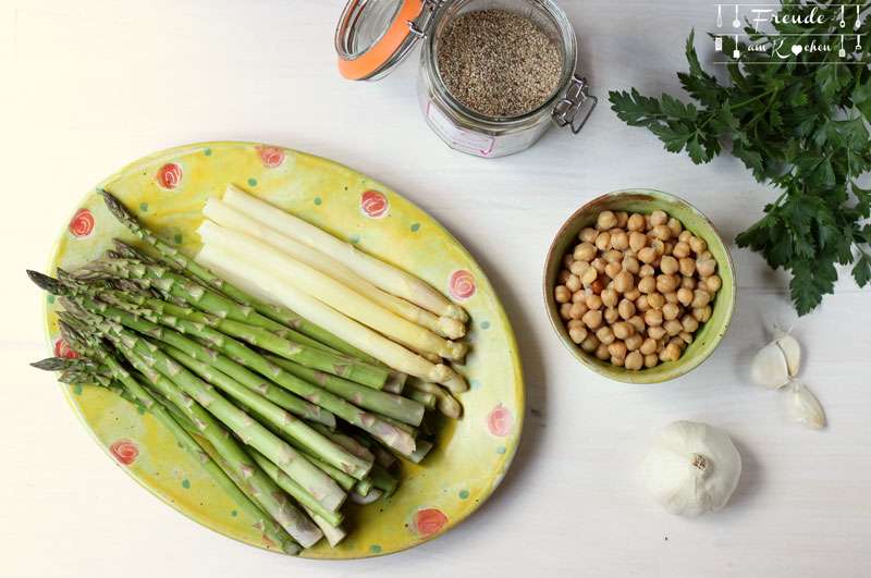 Spargel Hummus - Rezept vegan - Freude am Kochen