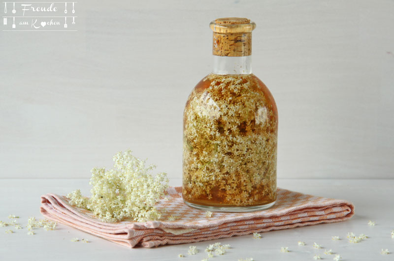 Holunderblüten Essig selbermachen - Freude am Kochen