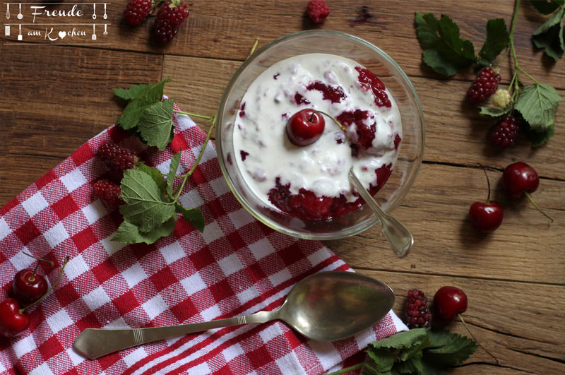 Schnelle Rote Grütze - Dessert vegan - Rezept Freude am Kochen