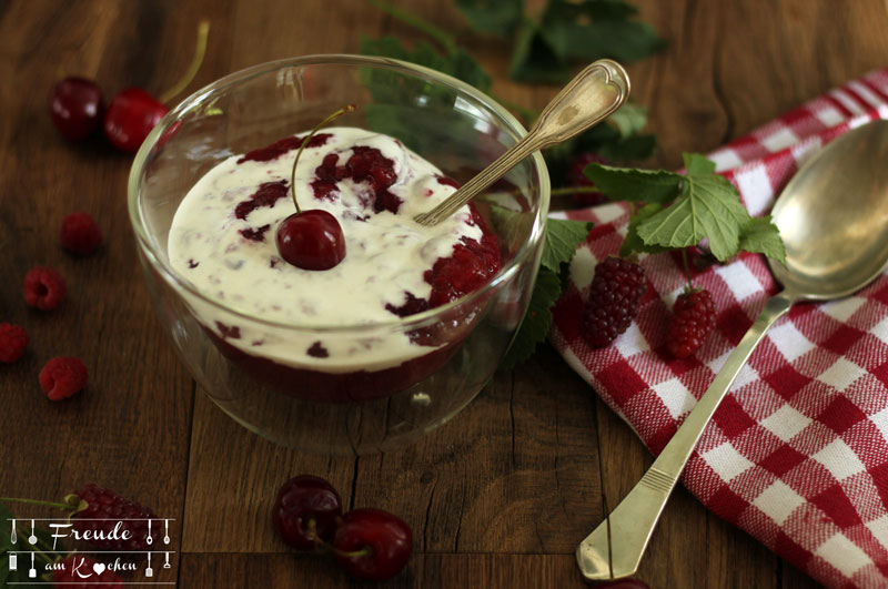 Schnelle Rote Grütze - Dessert vegan - Rezept Freude am Kochen