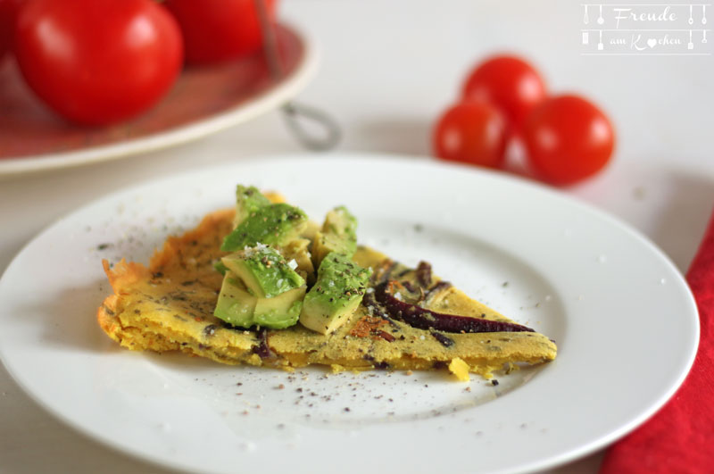 Farinata - Socca - italienischer Kichererbsen Fladen - Rezept vegan - Freude am Kochen