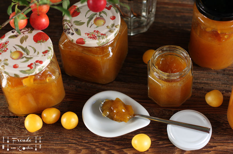 Kriecherl Marmelade - Ringlotten Konfitüre - Rezept vegan - Freude am Kochen