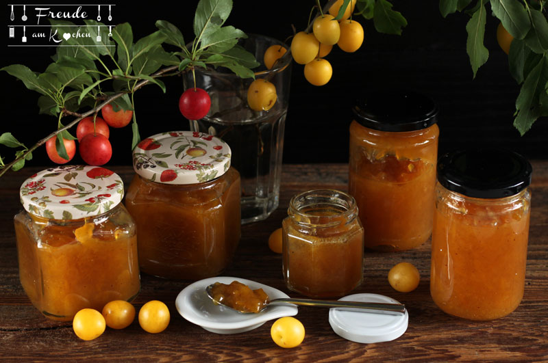 Kriecherl Marmelade - Ringlotten Konfitüre - Rezept vegan - Freude am Kochen