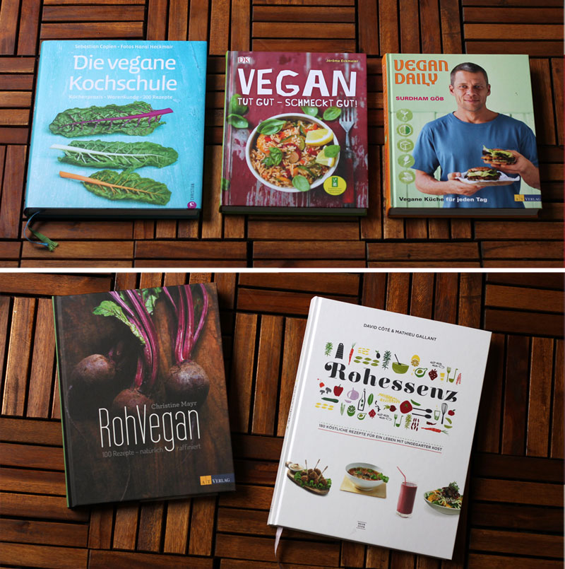 Meine liebsten veganen und rohveganen Back- und Kochbücher - Freude am Kochen