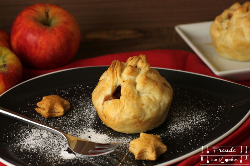Mini Apfelstrudel Muffins - Rezept vegan - Freude am Kochen