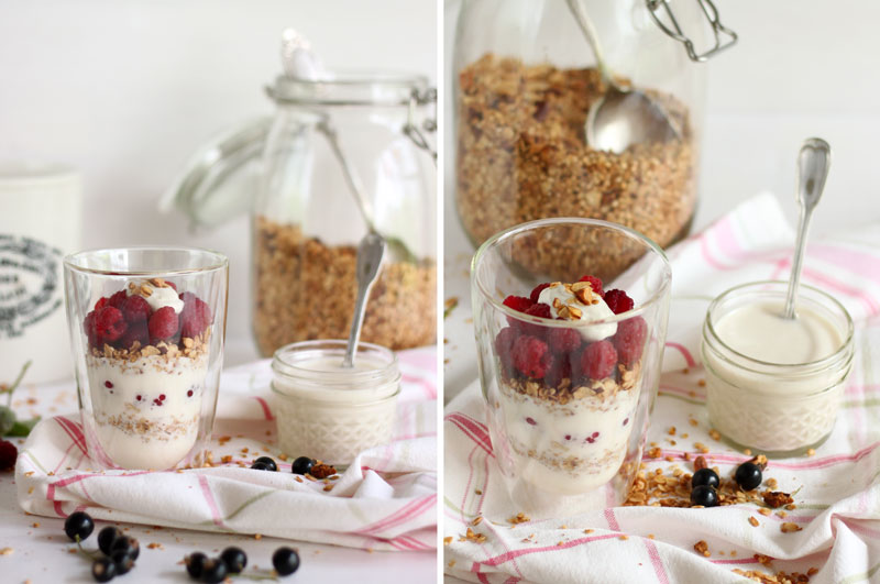 Rohköstlicher Mandeljoghurt vegan selbermachen - Freude am Kochen