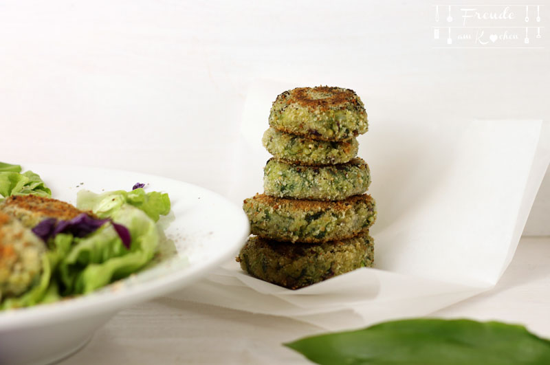 Bärlauch Quinoa Laibchen oder Patties - mit oder ohne Thermomix - vegan von Freude am Kochen