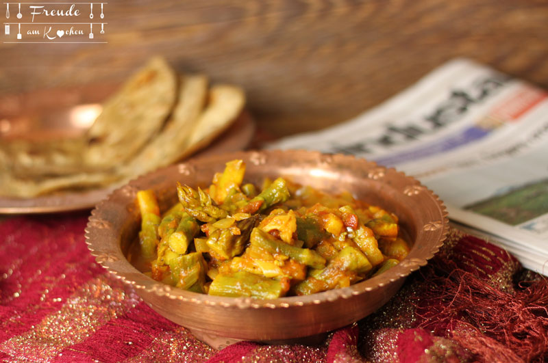 Indisches Spargel Curry vegan - Freude am Kochen