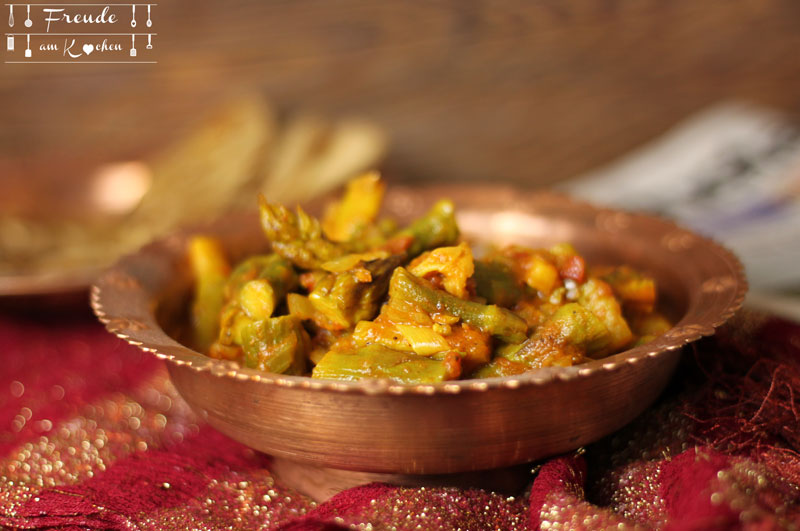Indisches Spargel Curry vegan - Freude am Kochen