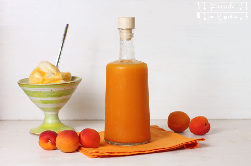 Marias Marillenlikör bzw alkoholische Fruchtsauce - Aprikosenlikör - vegan - Freude am Kochen