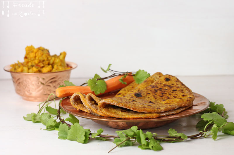 Indische Karotten Chapati vegan - Thermomix - Freude am Kochen