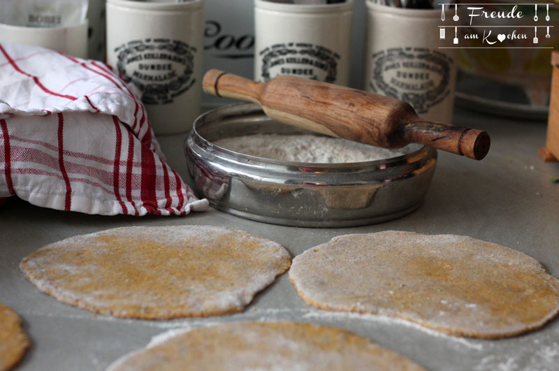 Indische Karotten Chapati vegan - Thermomix - Freude am Kochen