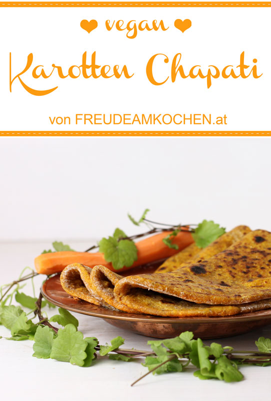 Indische Karotten Chapati vegan - Thermomix - Freude am Kochen