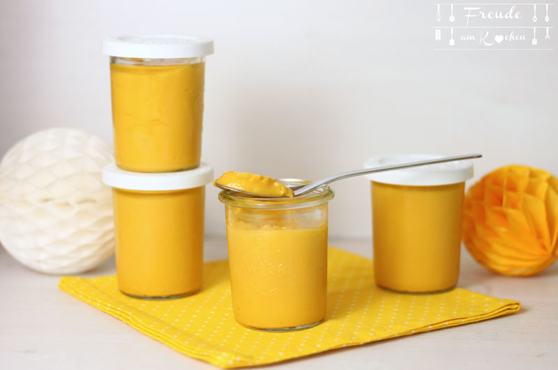 Schneller Mango Pudding vegan - Freude am Kochen