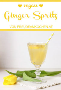 Ginger Spritz - Ingwer Spritzer - Rezept Freude am Kochen vegan