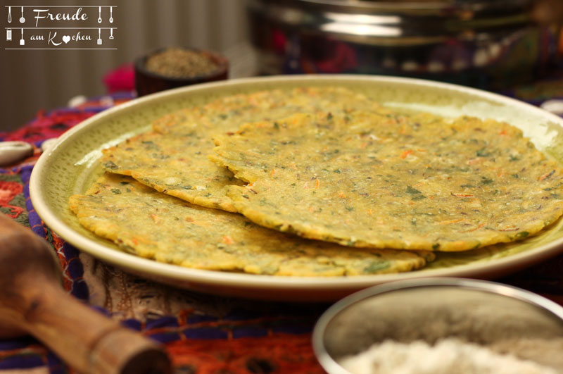 Reis Roti- Akki Roti Karnataka Style - glutenfrei - Freude am Kochen vegan