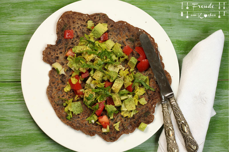 Bärlauch Omelette glutenfrei - 5 Varianten - vegan - Freude am Kochen