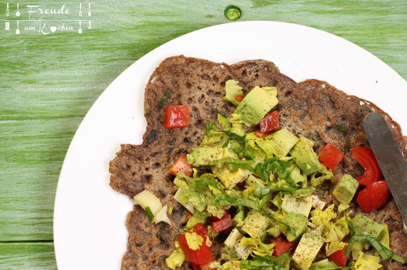 Bärlauch Omelette glutenfrei - 5 Varianten - vegan - Freude am Kochen