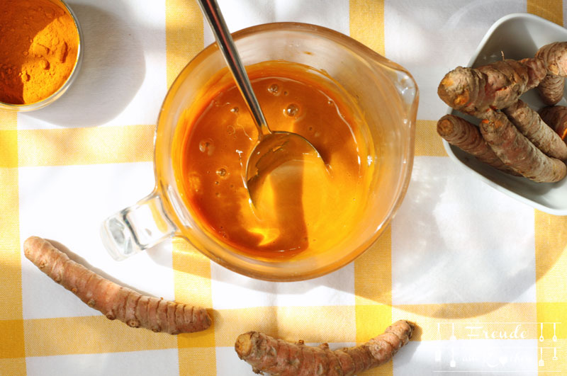 Gesundheitsvorsorge - Goldener Honig - Golden Honey - Kurkuma Honig - Freude am Kochen