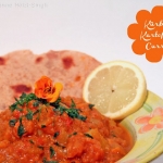 Indisches Kürbis Kartoffel Curry mit Chapati