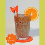 Chia Fresca - Orangensaft Chia Shake - mexikanischer Energy-Drink