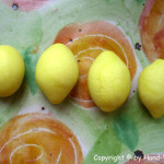 Zitronen aus Fondant