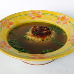Kaspressknödel Suppe – vegetarisch