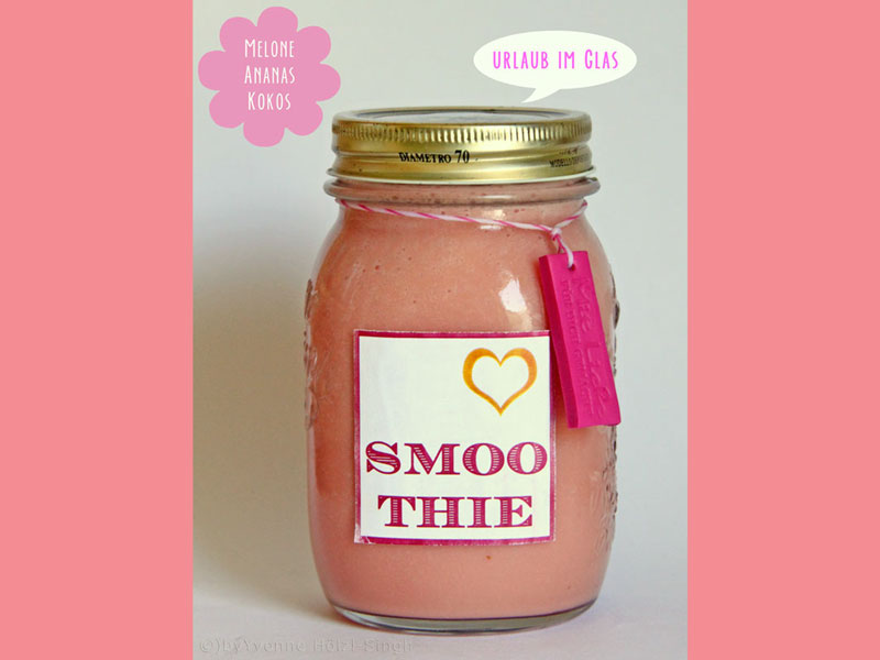 Ananas Melonen Kokos Smoothie