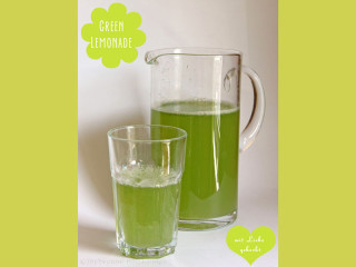 Green Lemonade - selbstgemachte Kräuter Limonade